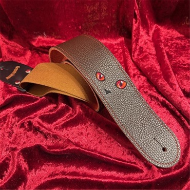 Grande uomo L-Slide Strap　ねこ　ガーネット　Dark Brown/Red