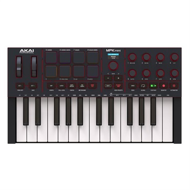 MPK Mini IV Black  (25鍵USB-MIDIキーボードコントローラー) (アカイ)(エムピーケーミニ)