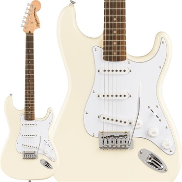 FSR Affinity Series Stratocaster White Pickguard (Olympic White/Laurel)