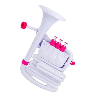 ヌーボ / N610JHWPK プラスチック製 B♭/C ホルン jHorn (White/Pink)