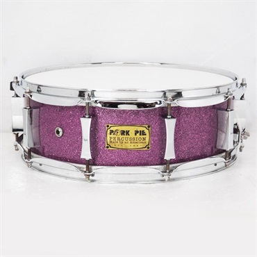 USED 中古品 8ply Maple Snare Drum 14×5 - Purple Sparkle