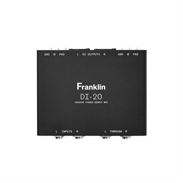 DI-20 Stereo Passive DI (フランクリンオーディオ)(ステレオ)(DI)(パッシブ)(トランス搭載)