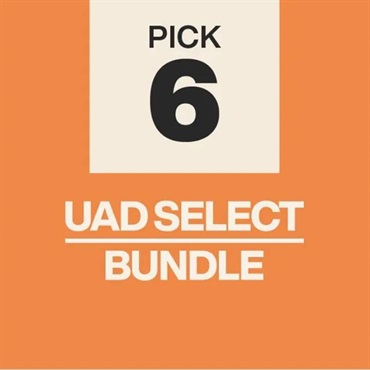 UAD Select 6 (ユニバーサルオーディオ)(UADプラグイン)(オンライン納品)(2時間以内に納品)