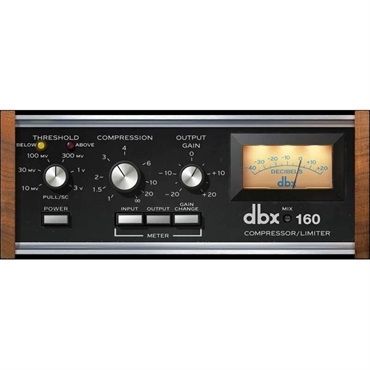 【UAD Half Yearly Sale！】dbx 160 Compressor / Limiter (ユニバーサルオーディオ)(UADプラグイン)(オンライン納品)(2時間以内に納品)