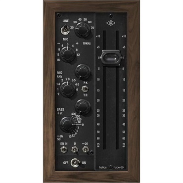 【UAD Half Yearly Sale！】Helios Type 69 Preamp and EQ Collection (ユニバーサルオーディオ)(UADプラグイン)(オンライン納品)(2時間以内に納品)