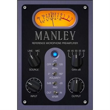 【UAD Half Yearly Sale！】Manley Tube Preamp (ユニバーサルオーディオ)(UADプラグイン)(オンライン納品)(2時間以内に納品)