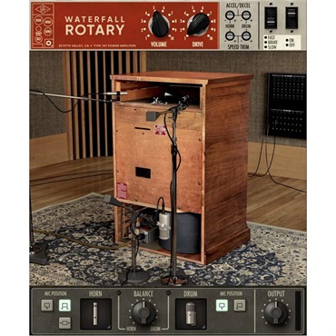 【UAD Half Yearly Sale！】Waterfall Rotary Speaker (ユニバーサルオーディオ)(UADプラグイン)(オンライン納品)(2時間以内に納品)