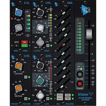 【UAD Half Yearly Sale！】API Vision Channel Strip Collection (ユニバーサルオーディオ)(UADプラグイン)(オンライン納品)(2時間以内に納品)