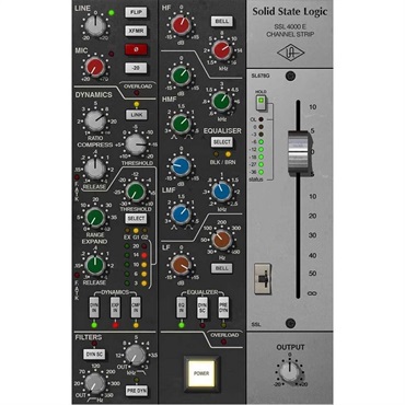 【UAD Half Yearly Sale！】SSL 4000 E Channel Strip (ユニバーサルオーディオ)(UADプラグイン)(オンライン納品)(2時間以内に納品)