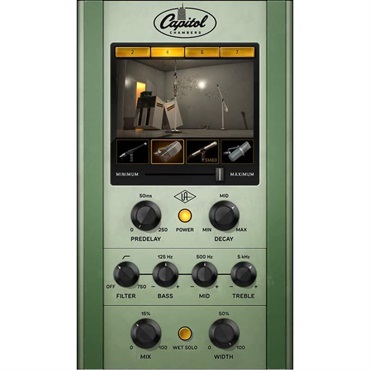【UAD Half Yearly Sale！】Capitol Chambers (ユニバーサルオーディオ)(UADプラグイン)(オンライン納品)(2時間以内に納品)