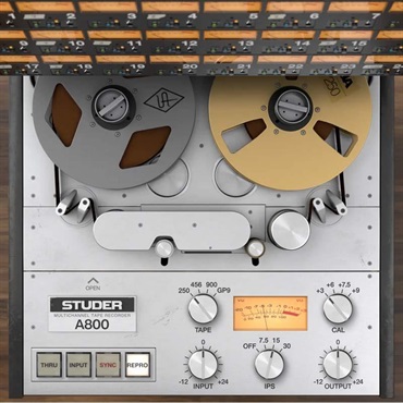 【UAD Half Yearly Sale！】Studer A800 Tape Recorder (ユニバーサルオーディオ)(UADプラグイン)(オンライン納品)(2時間以内に納品)