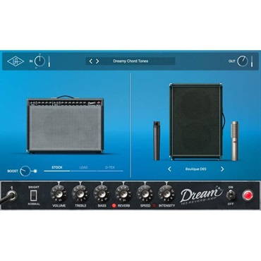【UAD Half Yearly Sale！】UAD Dream '65 Reverb Amp (ユニバーサルオーディオ)(UADプラグイン)(オンライン納品)(2時間以内に納品)
