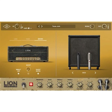 【UAD Half Yearly Sale！】UAD Lion '68 Super Lead Amp (ユニバーサルオーディオ)(UADプラグイン)(オンライン納品)(2時間以内に納品)