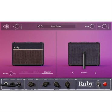 【UAD Half Yearly Sale！】UAD Ruby '63 Top Boost Amp (ユニバーサルオーディオ)(UADプラグイン)(オンライン納品)(2時間以内に納品)