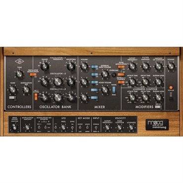 【UAD Half Yearly Sale！】Moog Minimoog (ユニバーサルオーディオ)(UADプラグイン)(オンライン納品)(2時間以内に納品)