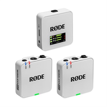 RODE Wireless GO (ホワイト)(Gen3)(WIGOGEN3)(ワイヤレスゴー第3世代)(ロード)(録音機能搭載ワイヤレスマイクシステム)