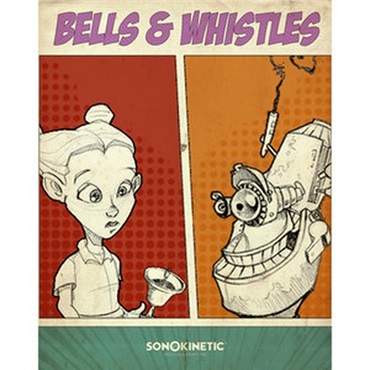 【劇伴フレーズベース音源Sonokineticセール！】Bells & Whistles (カートゥーン)(効果音)(Kontaktライブラリ)(オンライン納品)(2時間以内に納品)