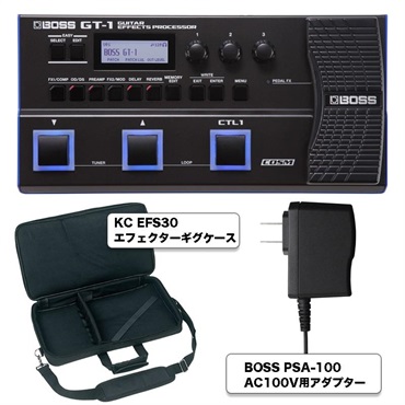【軽音・ビギナー応援セット】【セット品】  GT-1 ケース・純正アダプターセット！