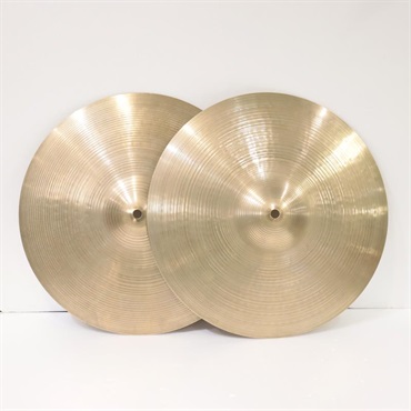 VINTAGE 1970's A Zildjian New Beat HiHat 14'' Pair [880g/1230g]