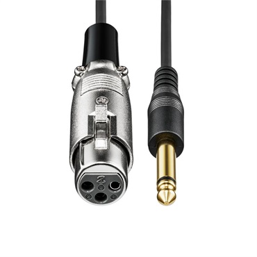 AT-MI09/3.0 (3.0m)(オーディオテクニカ)(XLR-Fプラグ-6.3mmモノラル標準プラグ)