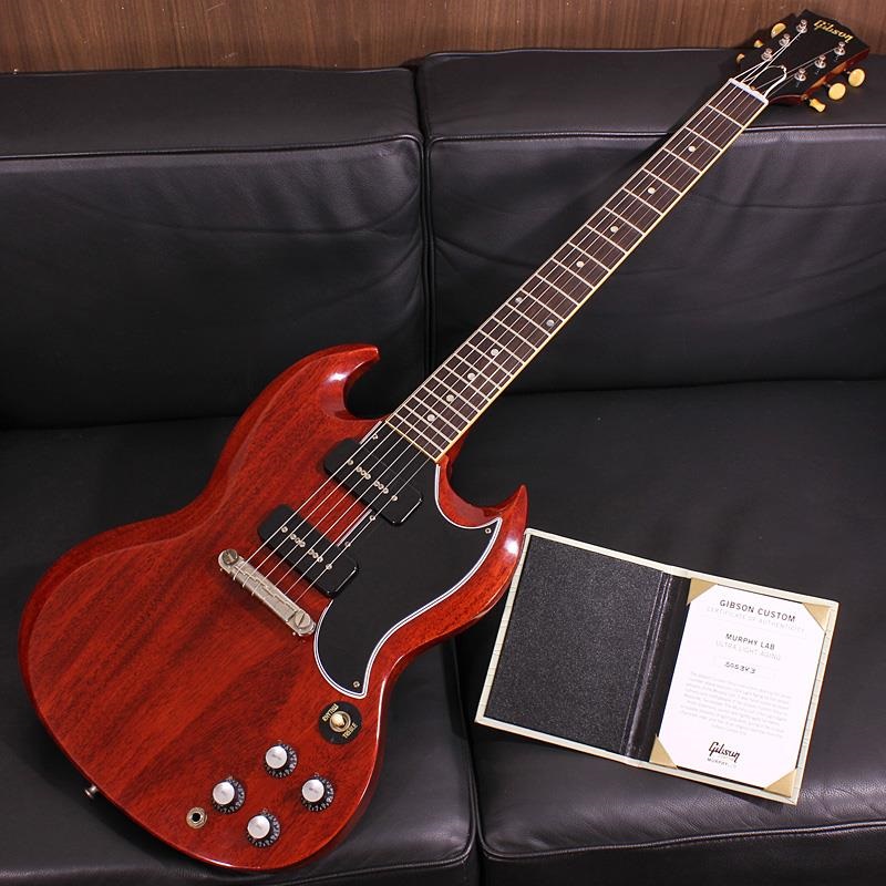 【GIBSON×AQUBEストラッププレゼント】Murphy Lab 1963 SG Special Reissue Ultra Light Aged Medium Cherry SN. 505343の商品画像