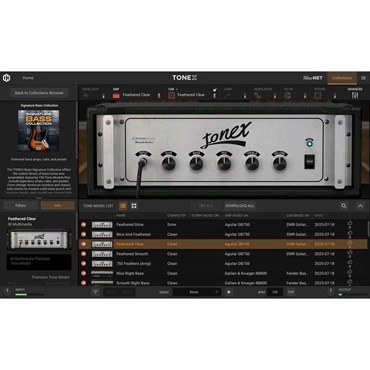 【TONEX Signature Collections Flash Sale！】TONEX Signature Bass Collection (ベースアンプ) (TONEX エコシステム)(オンライン納品)