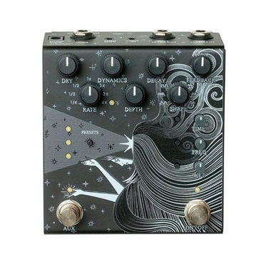 Sunlight Stereo Dynamic Reverb [Black] サンライト ステレオダイナミックリバーブ (Old Blood Noise Endeavors OBNE オールドブラッドノイズエンデバーズ)