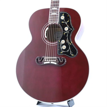 【GIBSON×AQUBEストラッププレゼント】J-200 Standard Maple (Wine Red) ギブソン