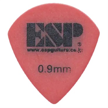 PJ-PS09 RED ポリアセタール サンドグリップ PICK (ジャズシェイプ/0.9mm)