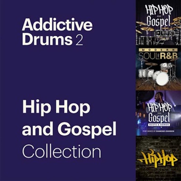 【AD2タイムセール！】Addictive Drums 2 : Hip Hop and Gospel Collection (アディクティブドラムス)(ヒップホップ)(オンライン納品)