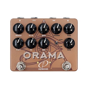 Orama オラマ (Crazy Tube Circuits CTC クレイジーチューブサーキット) Dual Drive デュアルドライブ overdrive オーバードライブ