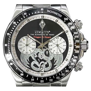 ZEMAITIS Watch [ZWCHRONO25DH/ドラゴン＆ハート・デザイン]