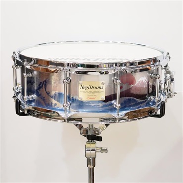 GNF-1450P [1mm Steel 14''×5'' Snare Drum - 銀富士]【Made in Japan】