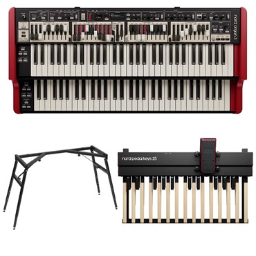 Nord Organ 3+専用スタンド+Nord Pedal Keys 25セット※配送事項要ご確認 ノード