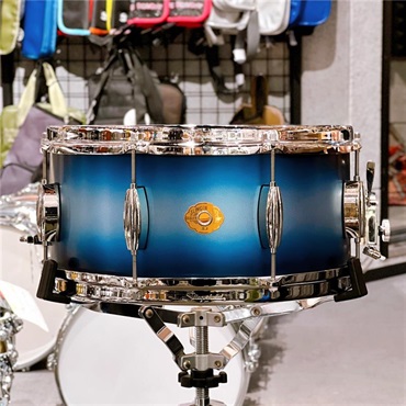 SLLS6514SSK371 [Radio King Artist Snare Drum 14×6.5][Blue and Silver Lacquer]