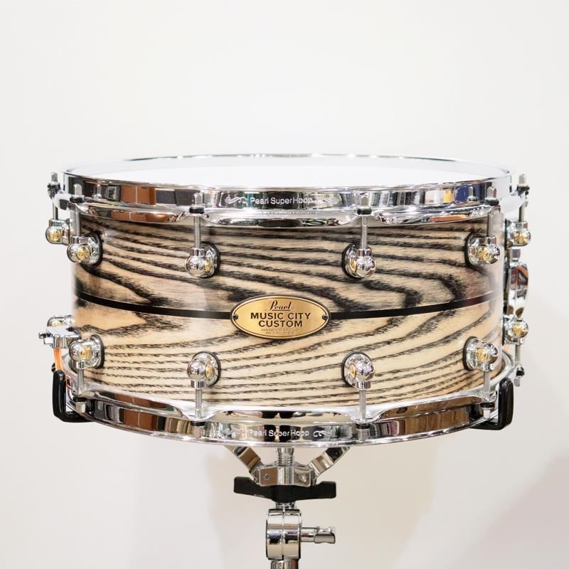 MCCA1465S/C #1010 [Music City Custom / Solid Ash 14''×6.5'' - Two Tone Ash w/Ebony Inlay]の商品画像