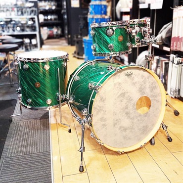 USED 中古 Collector's Jazz Series 4pc Drum Kit [BD22，FT16，TT12&10/Twisted Green Satin Finish Ply]