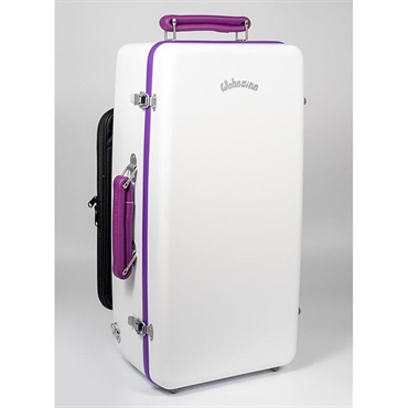 Wahnsinn Case ワンジンケース / COLOR CARBON Series (Matte White / Purple) トリプル トランペット用 ケース
