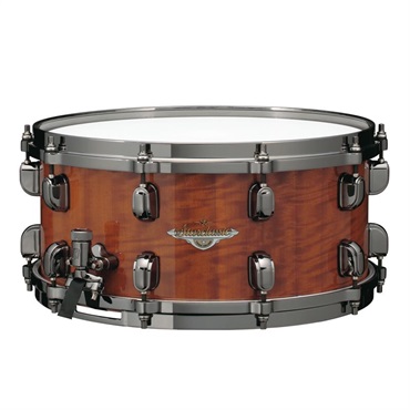 BES1465BA-GAC [Starclassic Bubinga 14''×6.5'' Snare Drum - Figured African Cherry Outer Ply w/Black Nickel Hardware]【限定品】