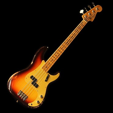 1958 Precision Bass Relic (Super Faded Aged Chocolate 3-Color Sunburst)