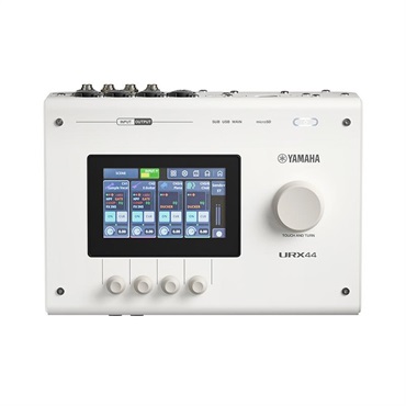URX44 W (White)(ホワイト)(ヤマハ)(オーディオインターフェース)(URXシリーズ)(USB-C搭載)(タッチパネル)(DSP内蔵)(32bit 192kz)