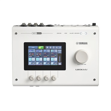 【夏先取り大特価セール】URX44V W (White)(ホワイト)(ヤマハ)(オーディオインターフェース)(URXシリーズ)(USB-C搭載)(HDMI入力搭載)(タッチパネル)(DSP内蔵)(32bit 192kz)