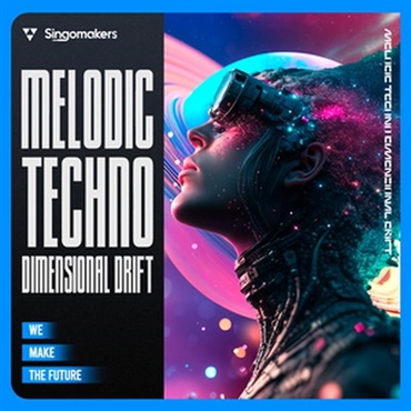 Melodic Techno Dimensional Drift (テクノサウンド)(サンプルパック)(オンライン納品)(2時間以内に納品)