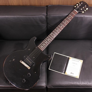 Murphy Lab 1960 Les Paul Junior Double Cut Reissue Ultra Heavy Aged Ebony SN. 04756