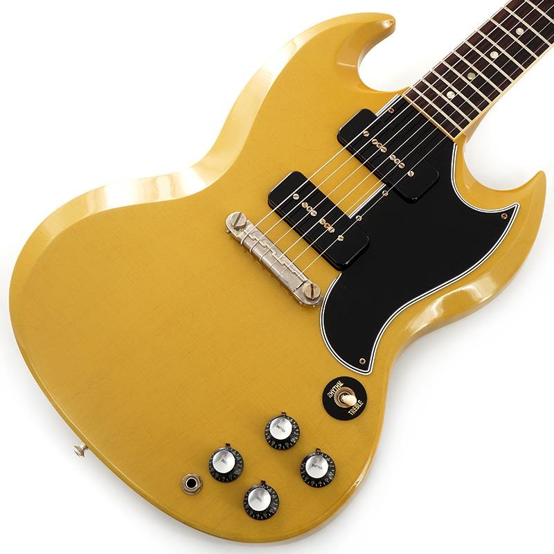 【GIBSON×AQUBEストラッププレゼント】Murphy Lab 1963 SG Special Reissue Ultra Light Aged TV Yellow 【S/N 504933】の商品画像