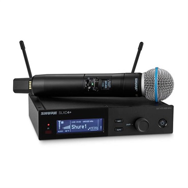 SLXD24+J/B58 (シュアー)(ハンドヘルド送信機+受信機)(ワイヤレスシステム)(Beta 58A)(1ch)