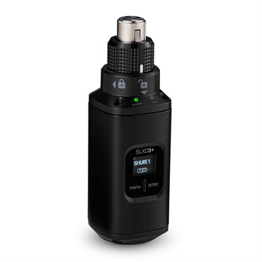 SHURE SLXD3+ (シュアー)(XLRコネクター対応ワイヤレスプラグオン送信機)(ワイヤレスシステム)(1ch)
