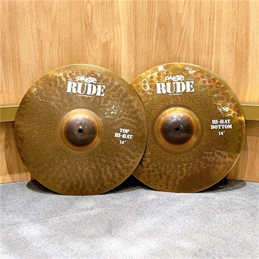 USED 中古品 RUDE HiHat 14 pr [900g/1165g]