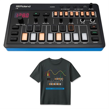 (Tシャツセット)J-6 CHORD SYNTHESIZER (AIRA Compact) & J-6 T-Shirts DesignA XL (RT/J-6AXL) セット ローランド