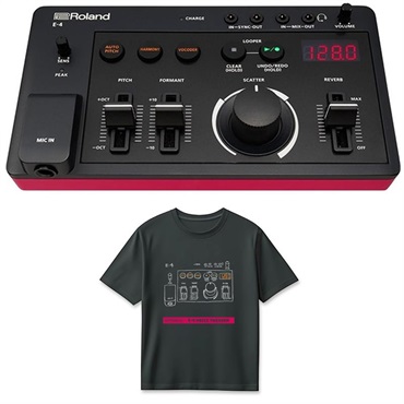 Roland (Tシャツセット)E-4 VOICE TWEAKER(AIRA Compact) & E-4 T-Shirts DesignB M (RT/E-4BM) セット ローランド